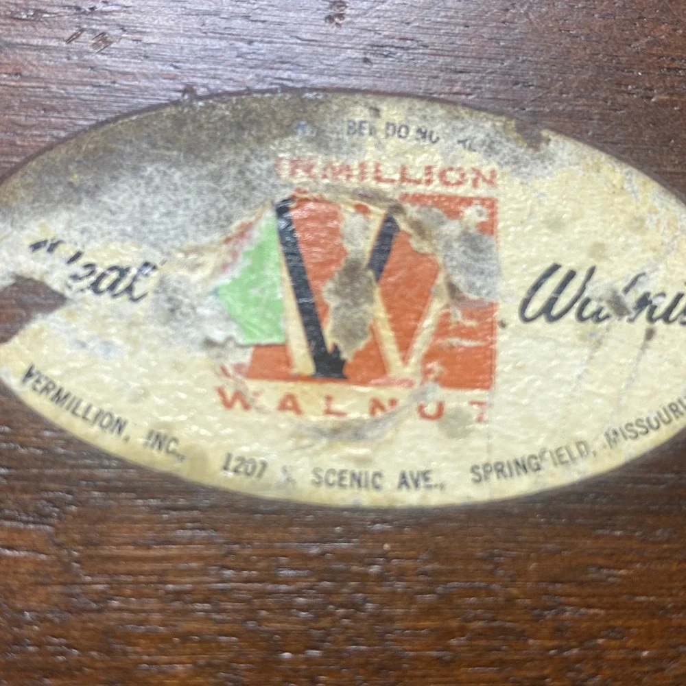 Vermillion vintage walnut